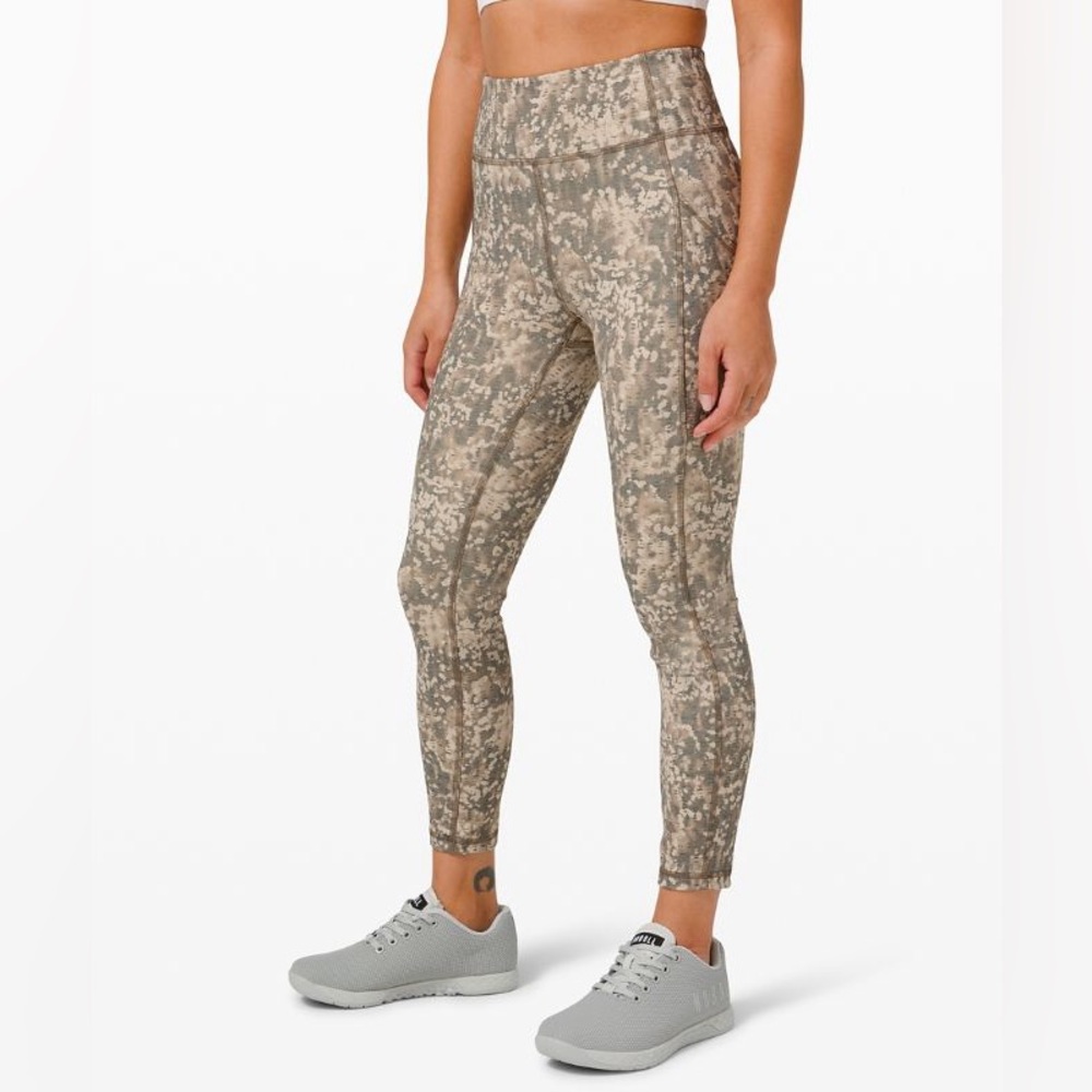 Lululemon Invigorate High-Rise Tight in Gritstone White Opal Multi